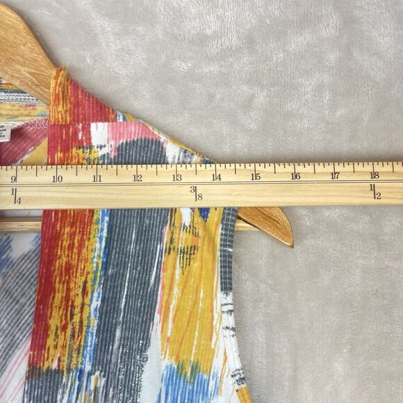 Parsley & Sage Womens Small Cardigan Vest Open Colorful Boho Pheobe Buffay - Picture 9 of 12